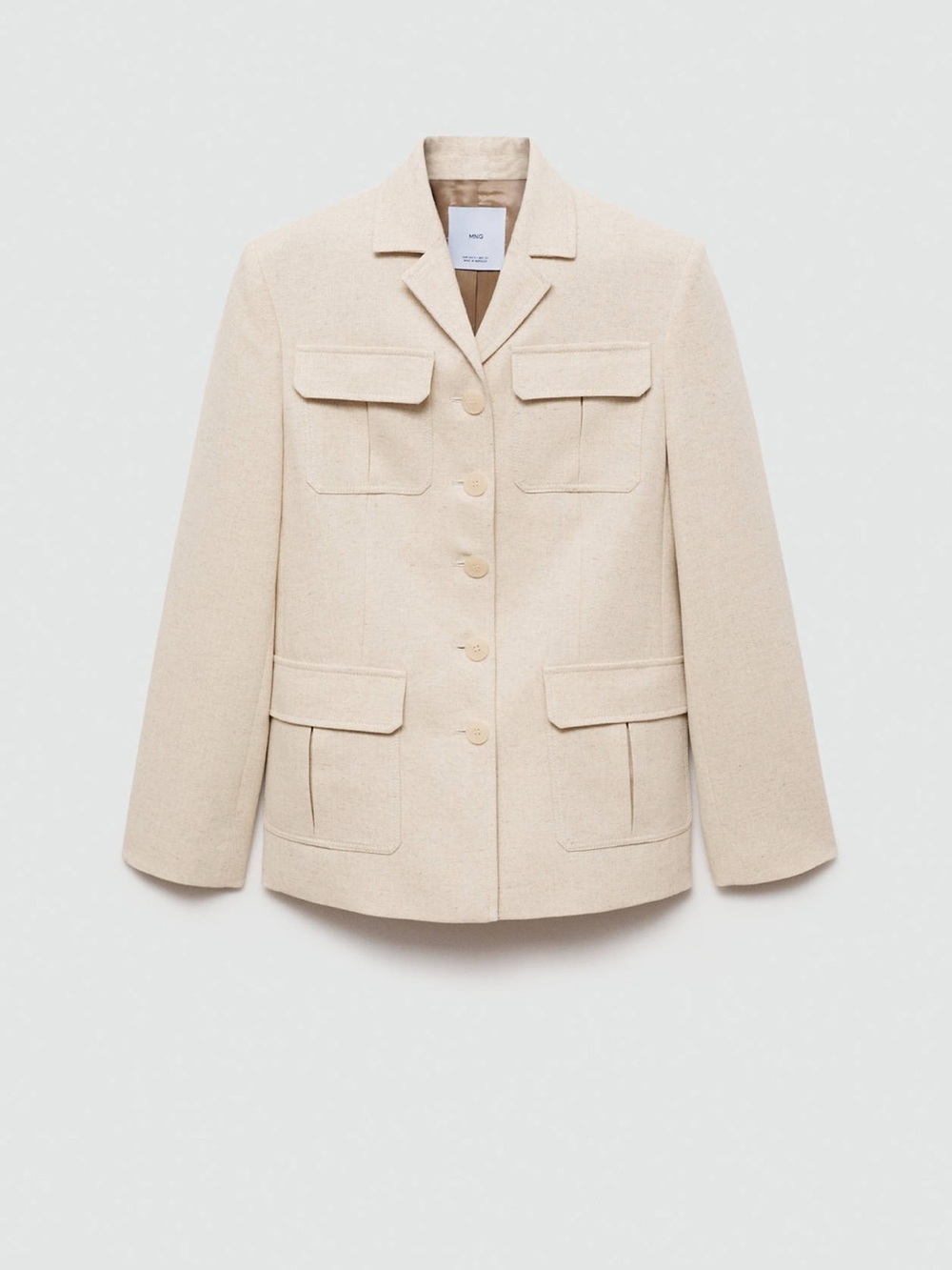 Mango Italian fabric jacket blazer